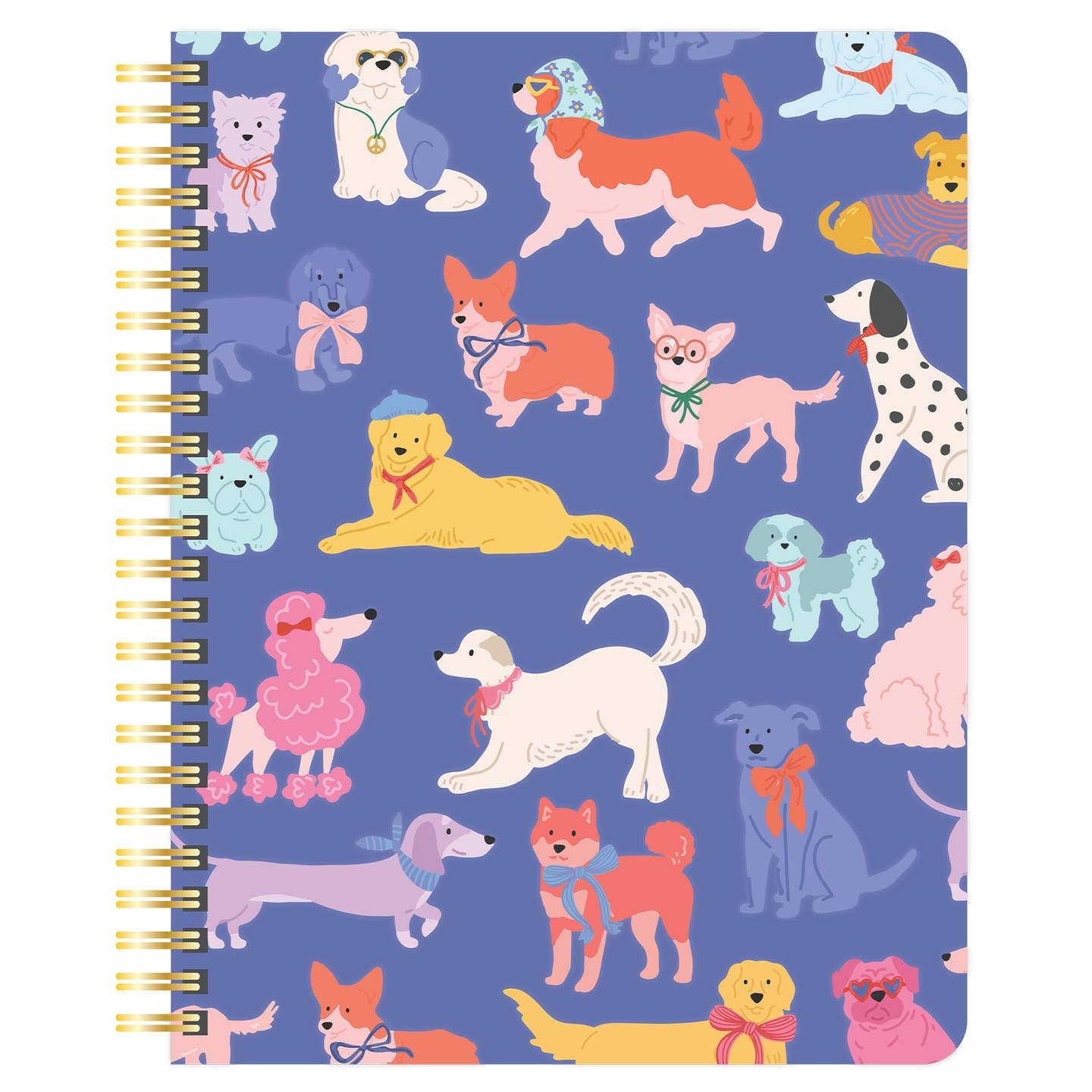 Dapper Dogs Spiral Notebook