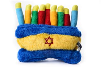 Colorful Menorah Plush