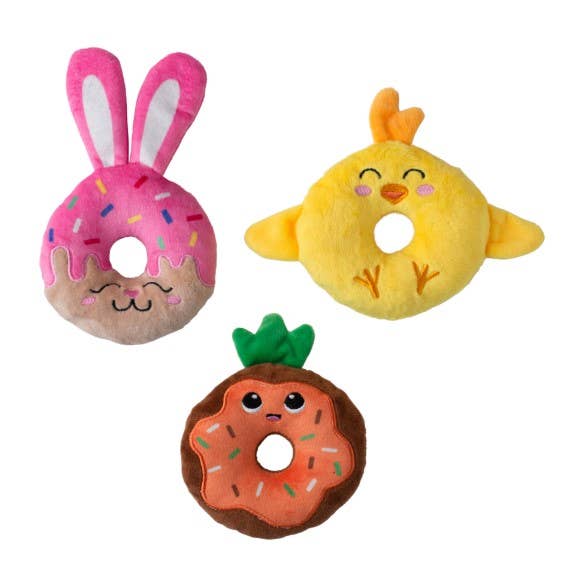Holey Donuts Easter 3pc Plush Set
