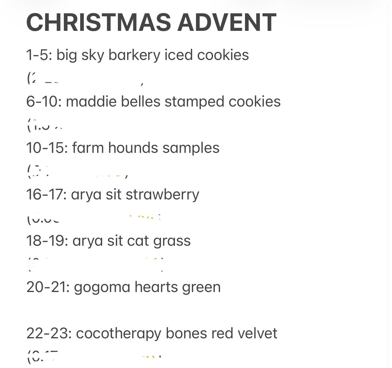 25 Days of Woofmas Countdown