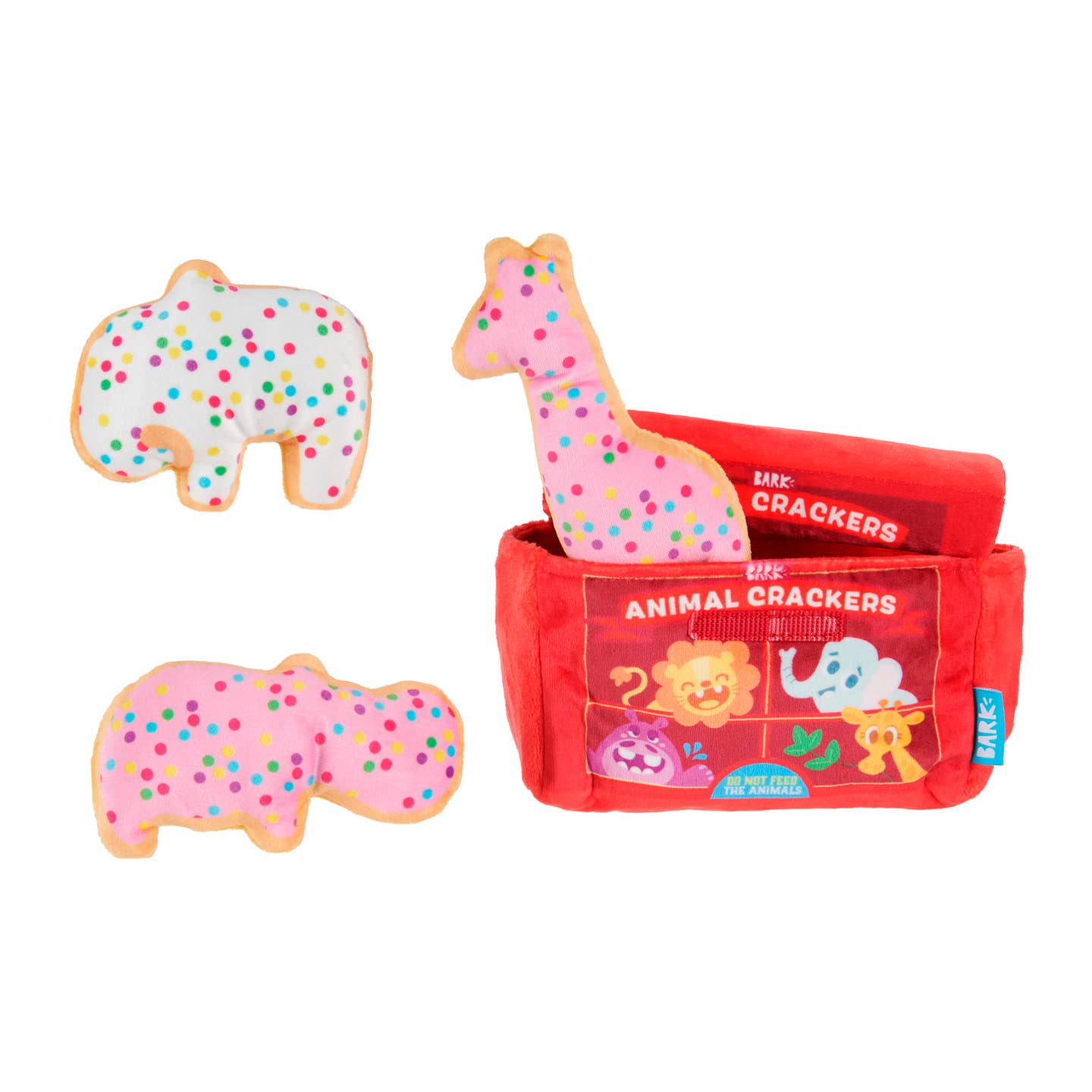 Animal Squeakers Snacks Plush