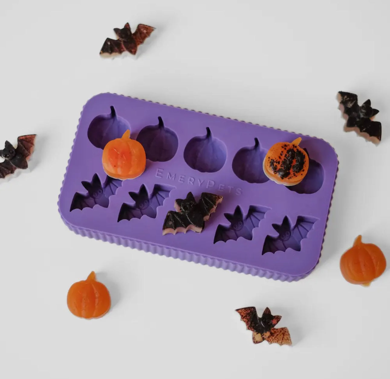 Bat + Pumpkin Treat Mold