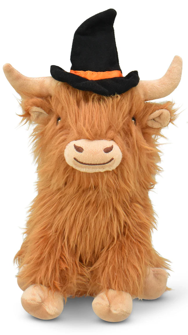 Witch Hat Highland Cow Plush