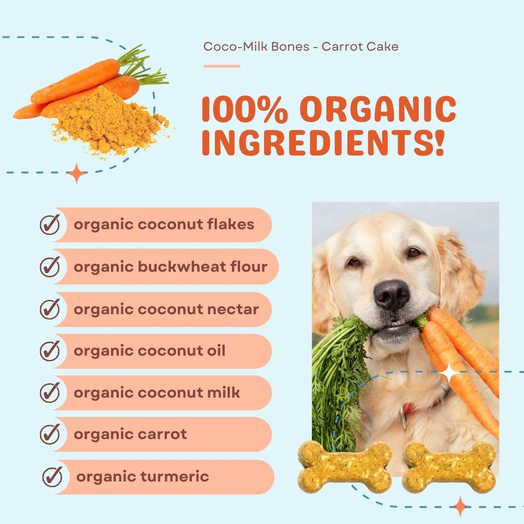 Carrot Cake Coco-Milk Bones
