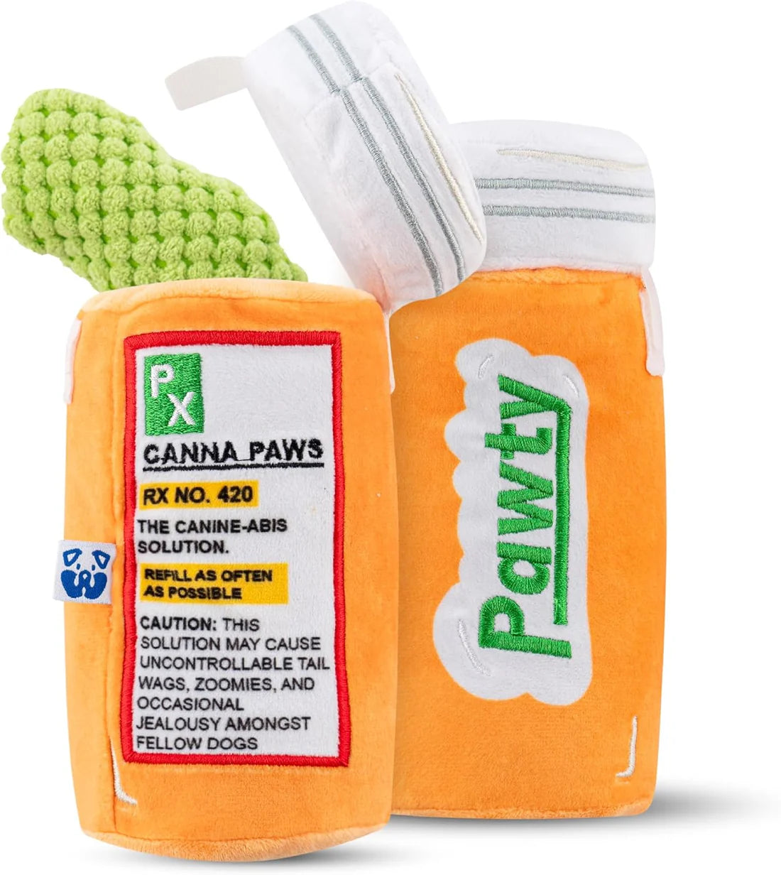 Interactive Canine-abis Canister Plush