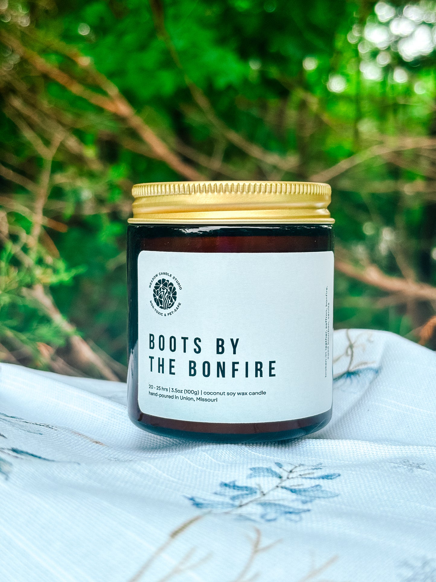 Boots by the Bonfire Candle