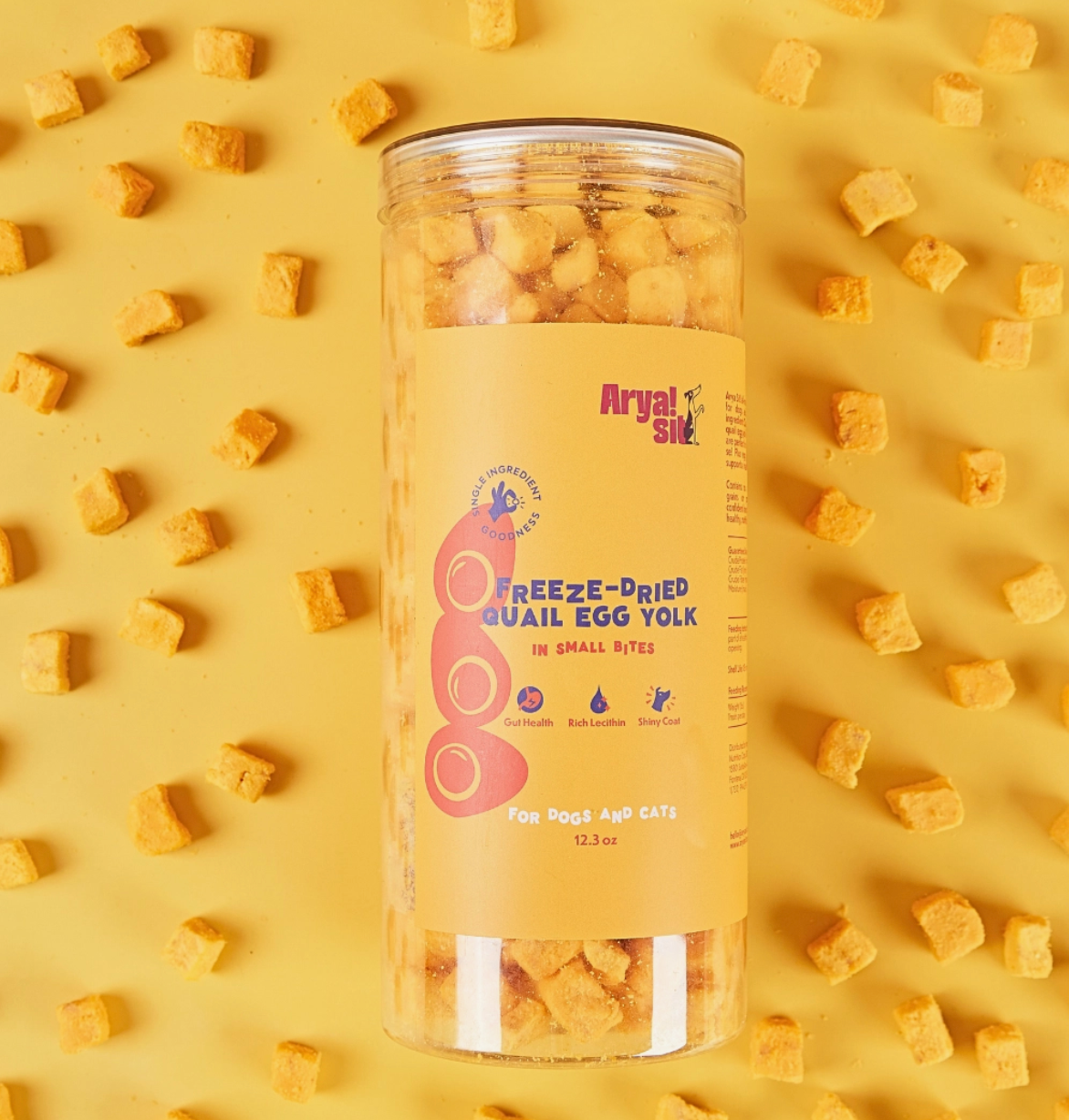 Freeze Dried Quail Egg Yolk Bites