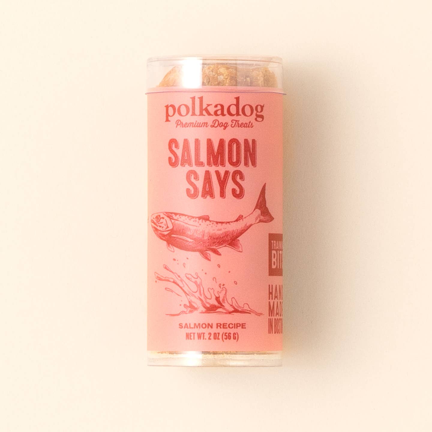 Salmon Says Training Bites Tube