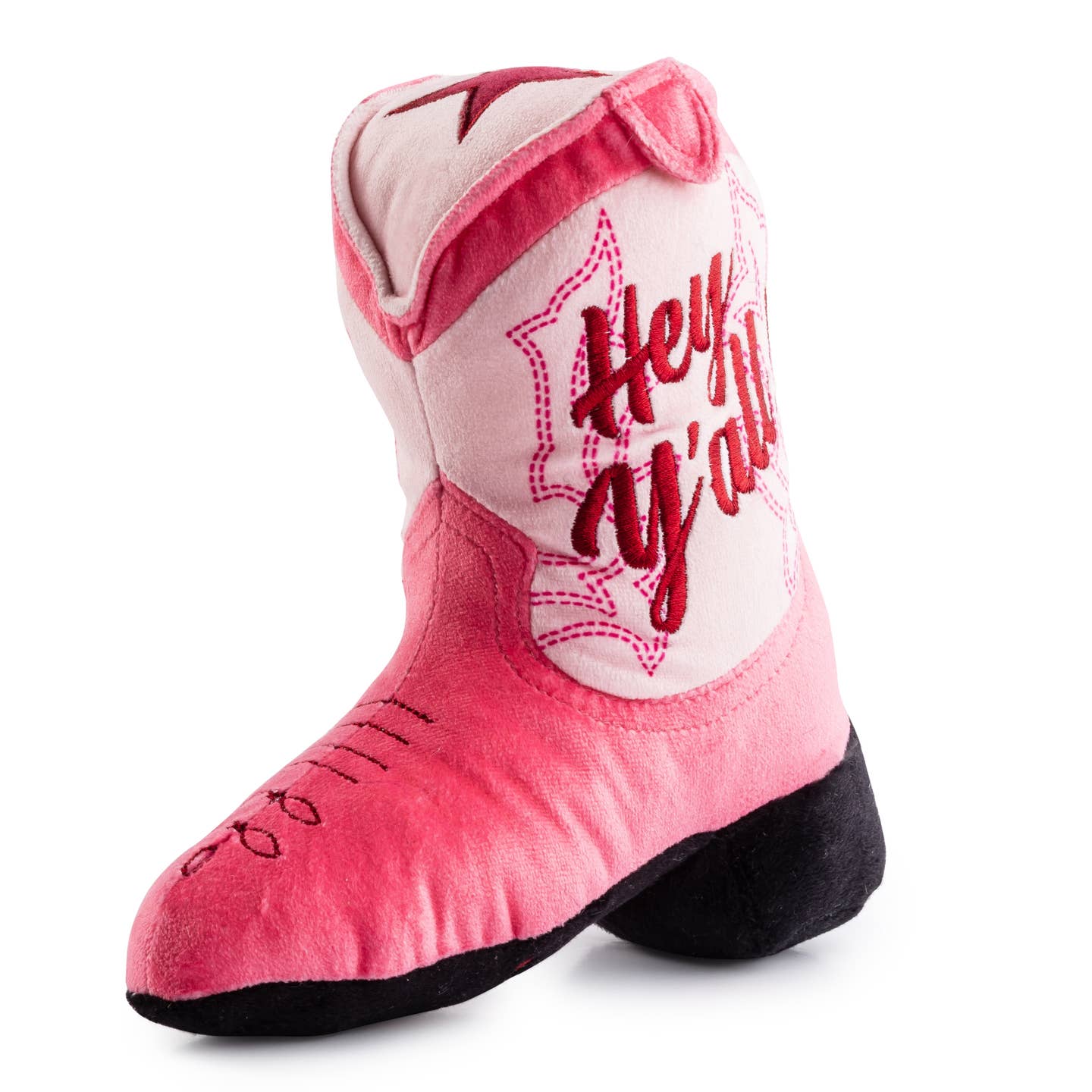 Pink Cowgirl Boot Plush