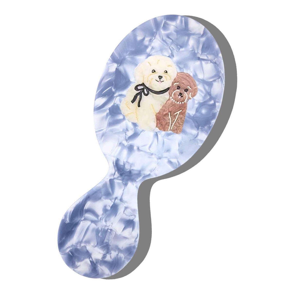 Puppy Friends Hand-Painted Handbag Hero Brush