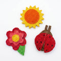 Garden Party Natural Loofa Toys Trio