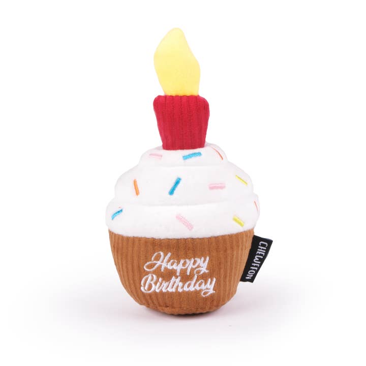 Cupcake with Candle Interactive Plush