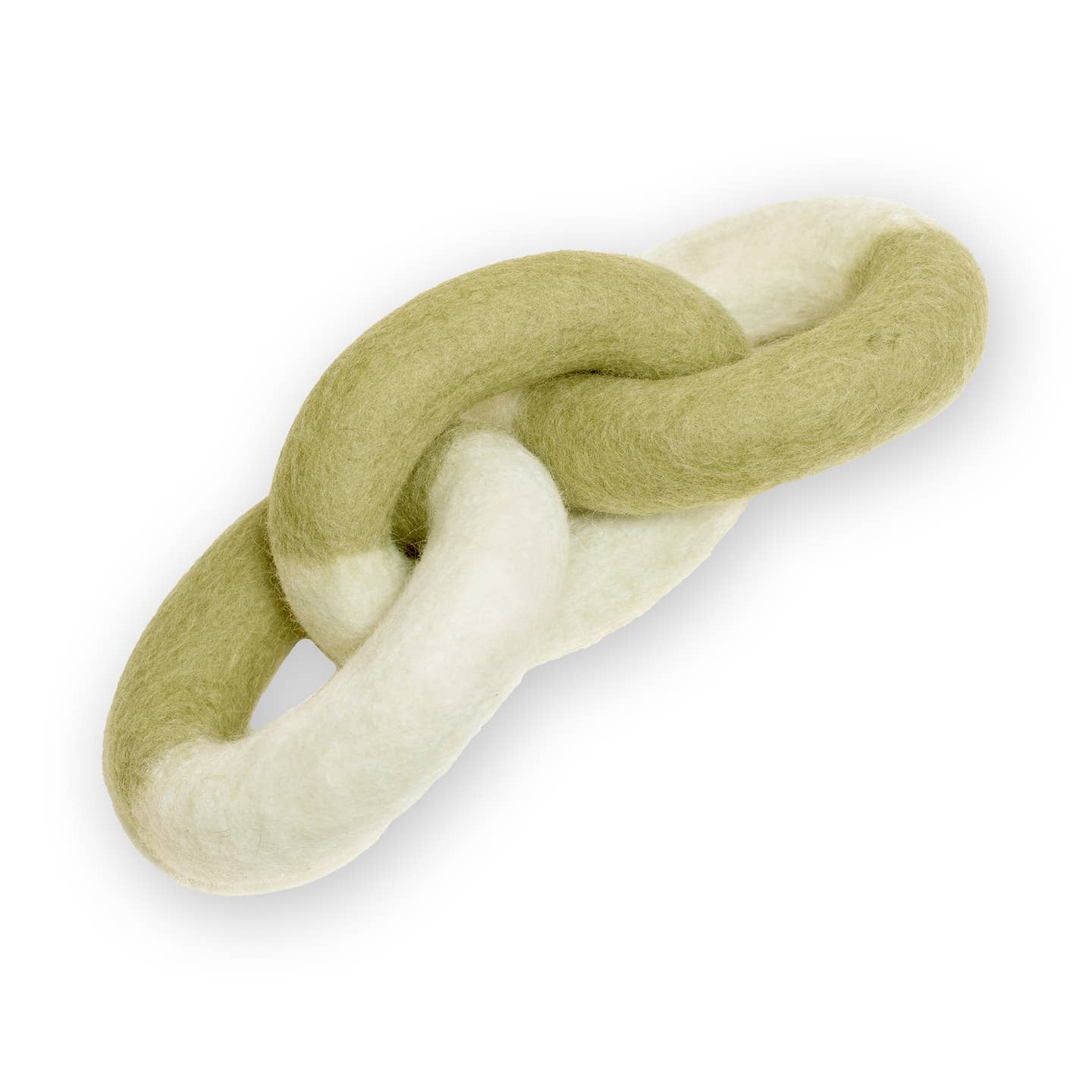 Lime Green Small Link Felt Toy