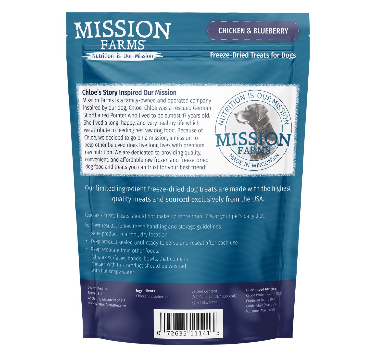 Chicken & Blueberry Freeze Dried Treats