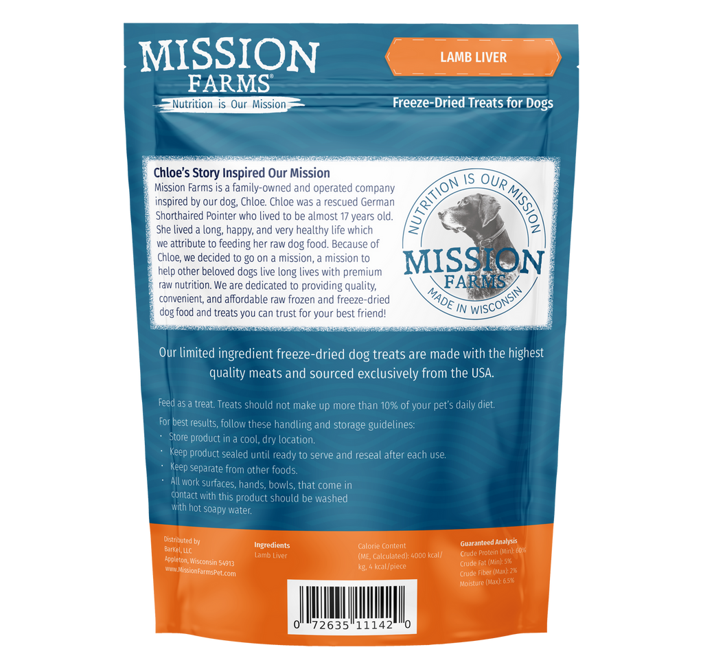 Lamb Liver Freeze Dried Treats