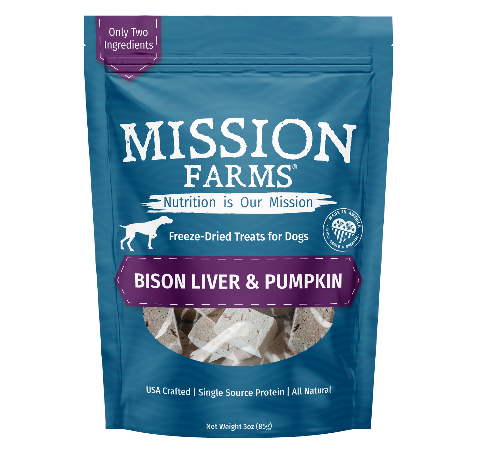 Bison Liver & Pumpkin Freeze Dried Treats