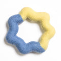 Yellow Wiggle Ring Felt Wool Toy