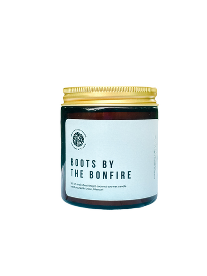 Boots by the Bonfire Candle