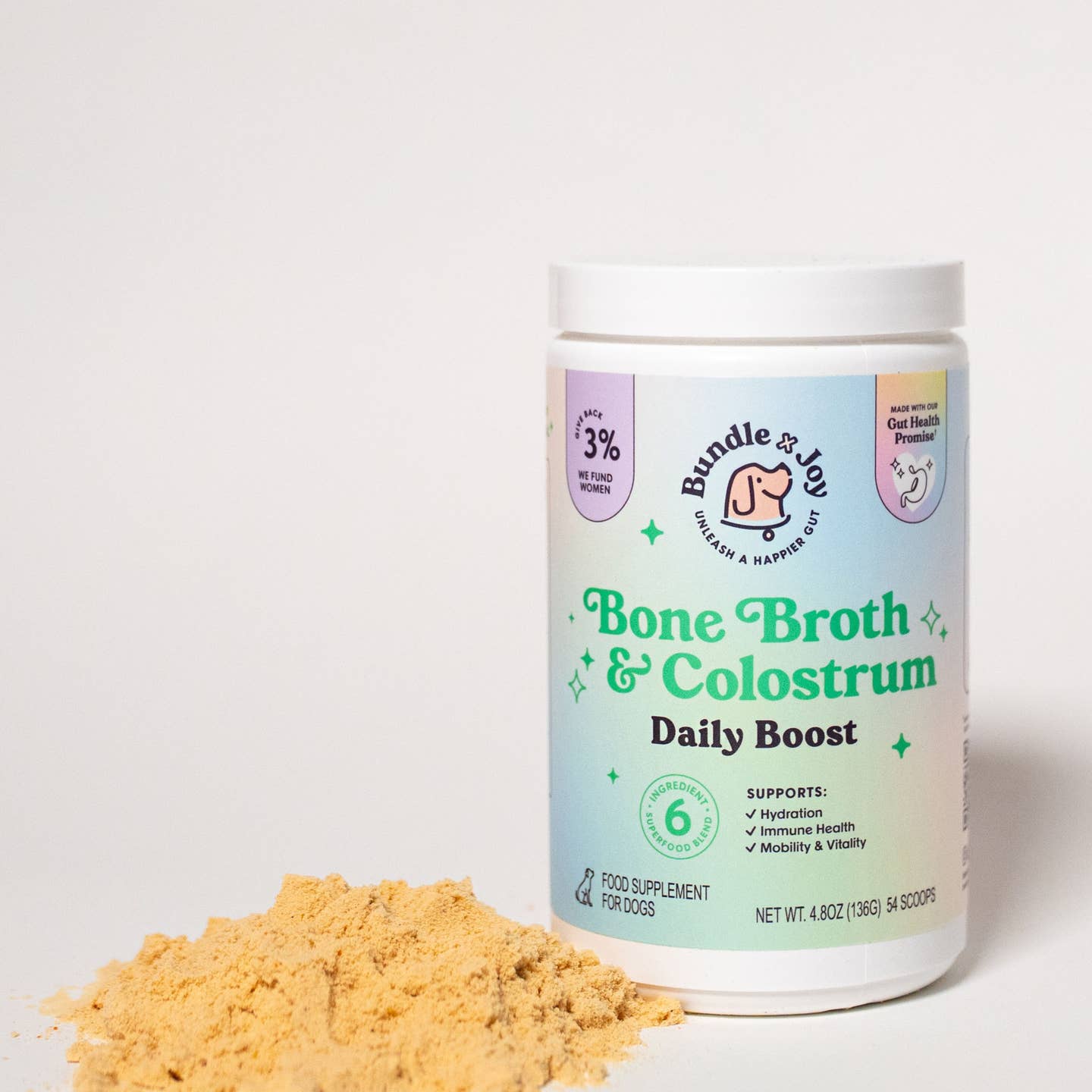 Bone Broth & Colostrum Daily Boost Powder