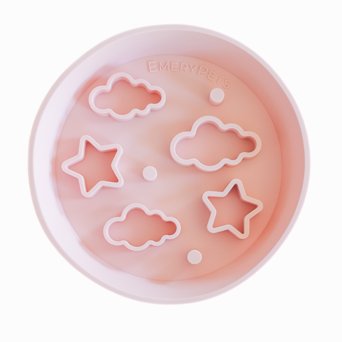 Star + Cloud Slow Feeder Bowl