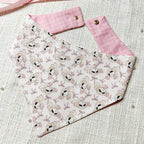 Coquette Lamb Chop Bandana (Blue & Pink)