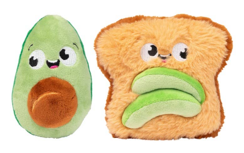 Avocado & Toast Plush Set