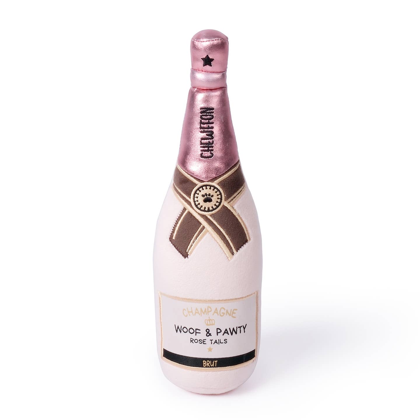 Pink Champagne Bottle Plush