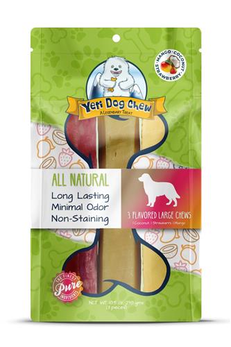Coconut, Strawberry & Mango 3-piece Yak Bundle, Large