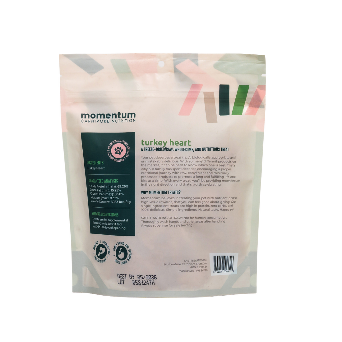 Freeze Dried Turkey Heart