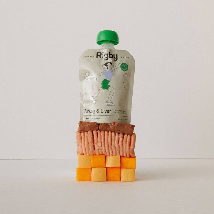 Turkey & Liver Lickable Pouch For Cats