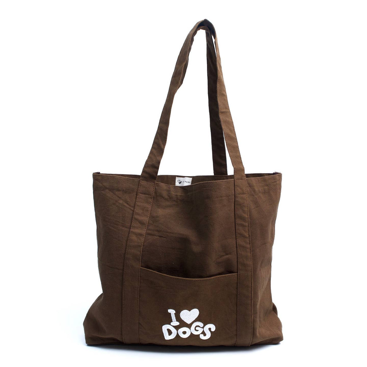 I Love Dogs Canvas Tote Bag