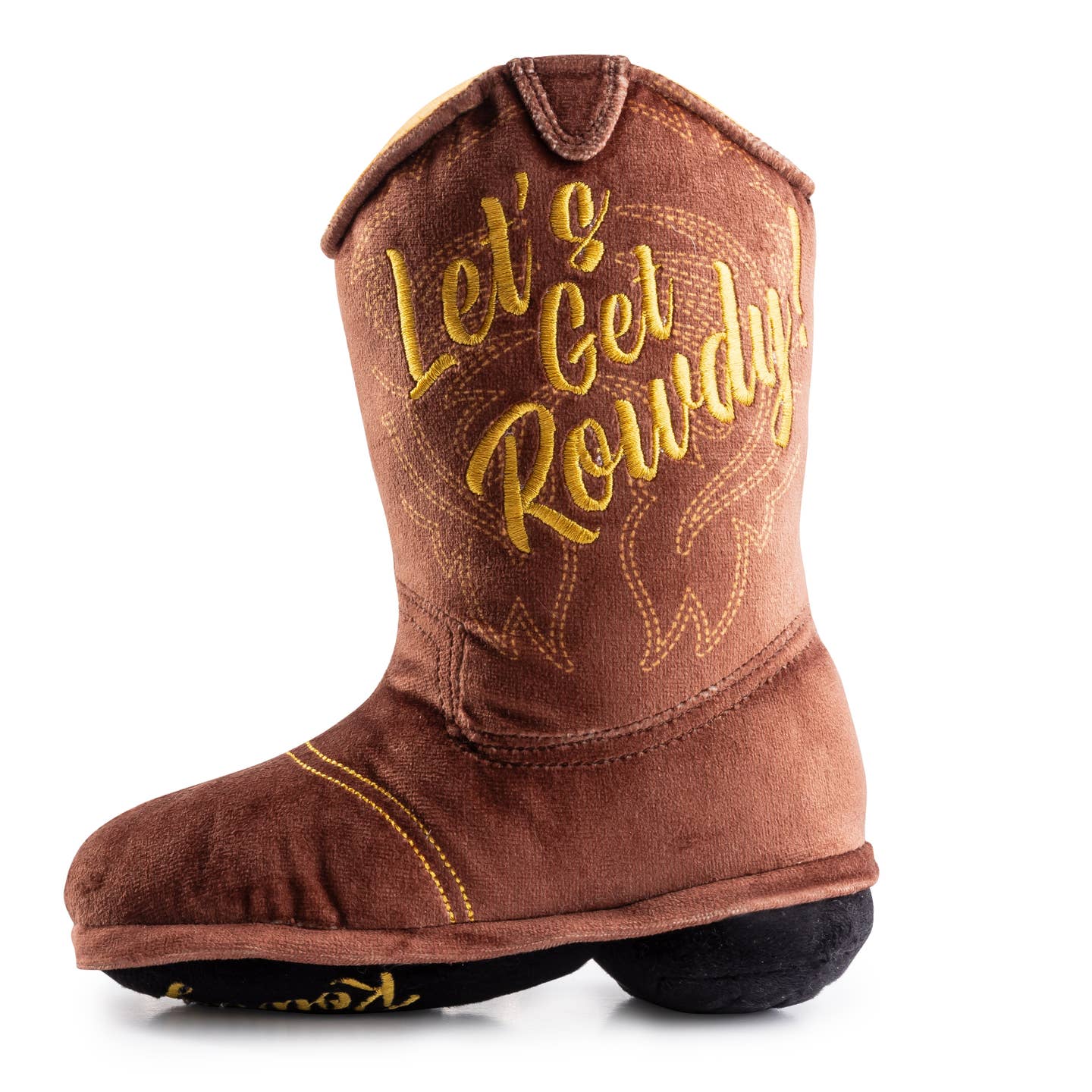 Brown Cowboy Boot Plush