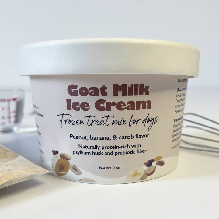 Goat Milk Dog Ice Cream Mix