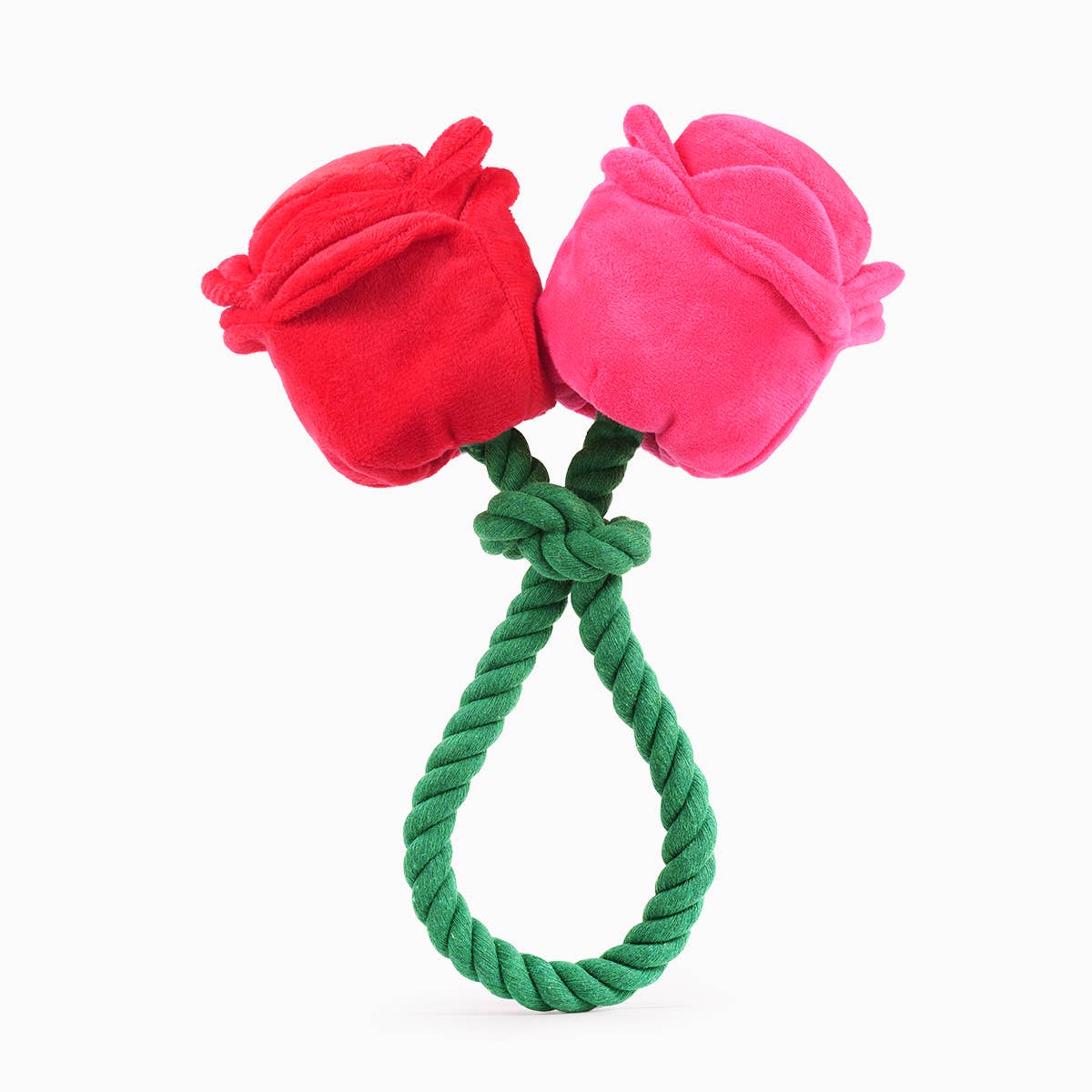 Valentines Rose Rope Plush