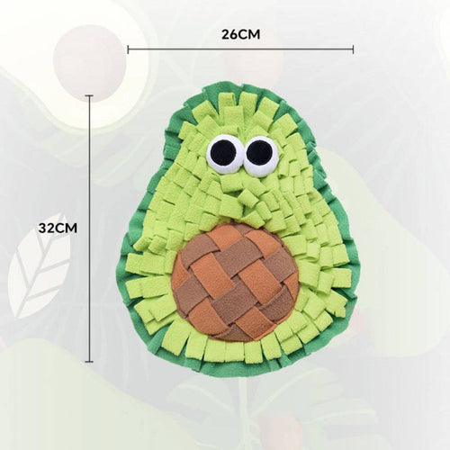 Avocado shaped snuffle mat