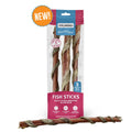 Cod Wrapped Bully Sticks 12"