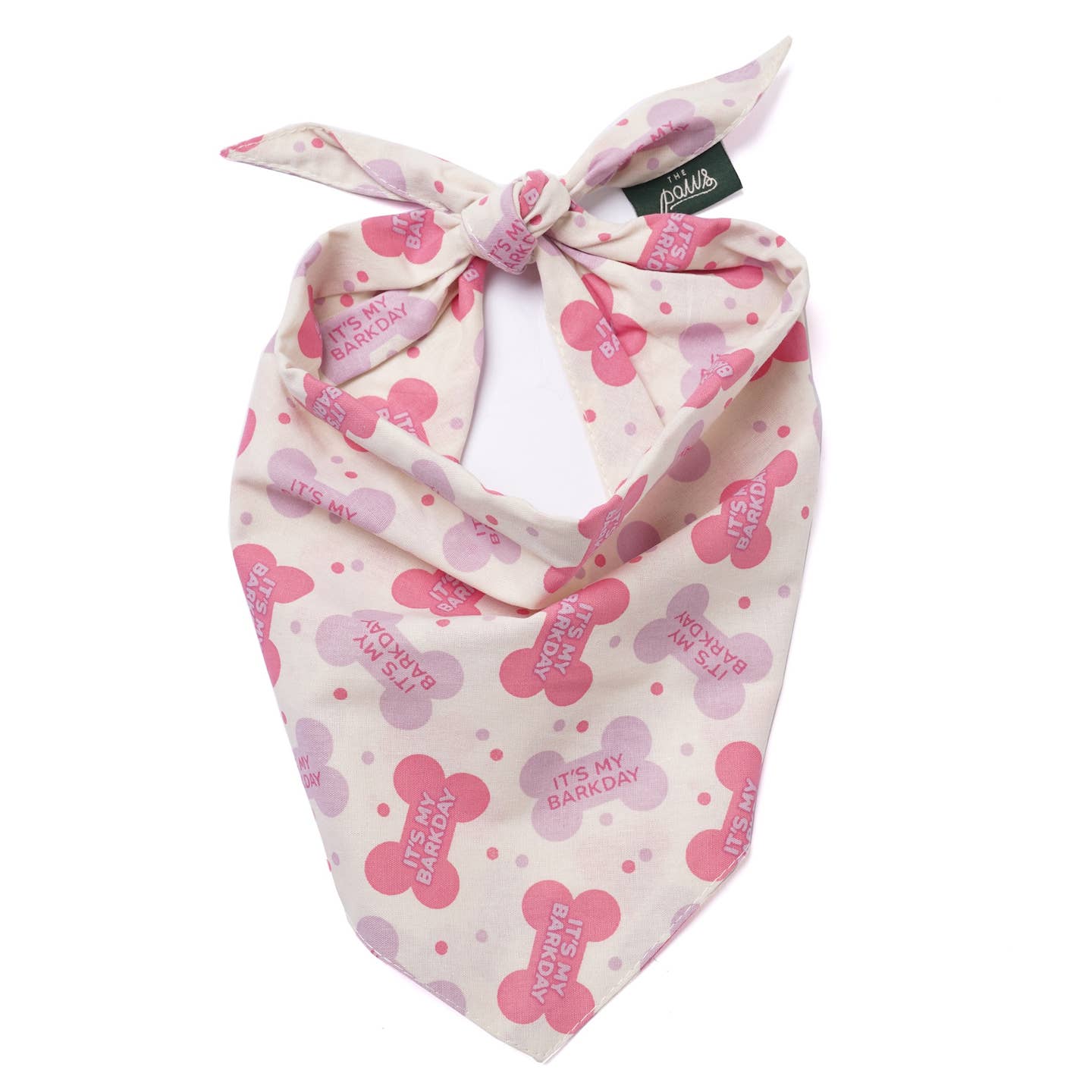 Let's Pawty Bandana (Blue & Pink)