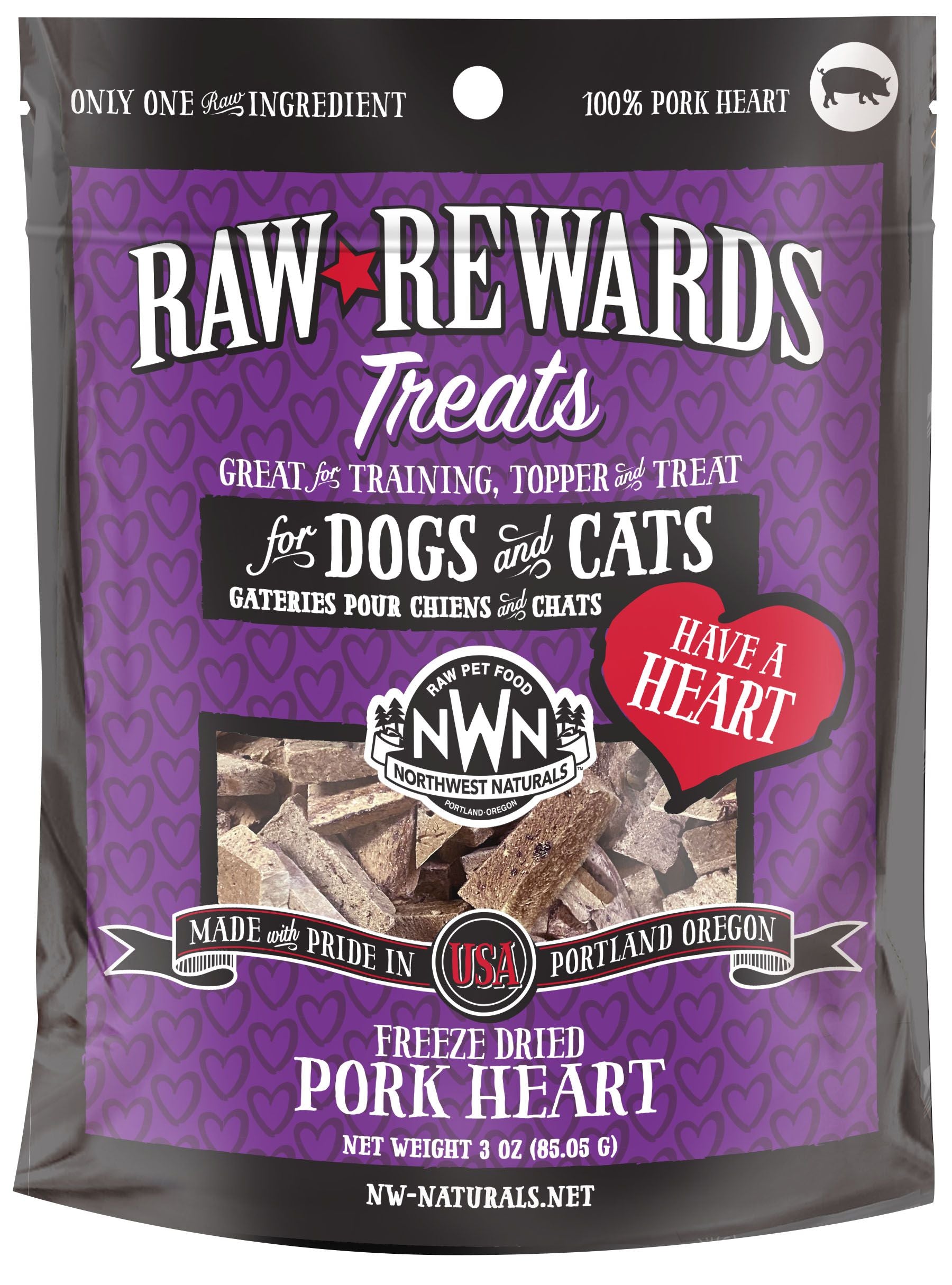 Freeze Dried Pork Hearts