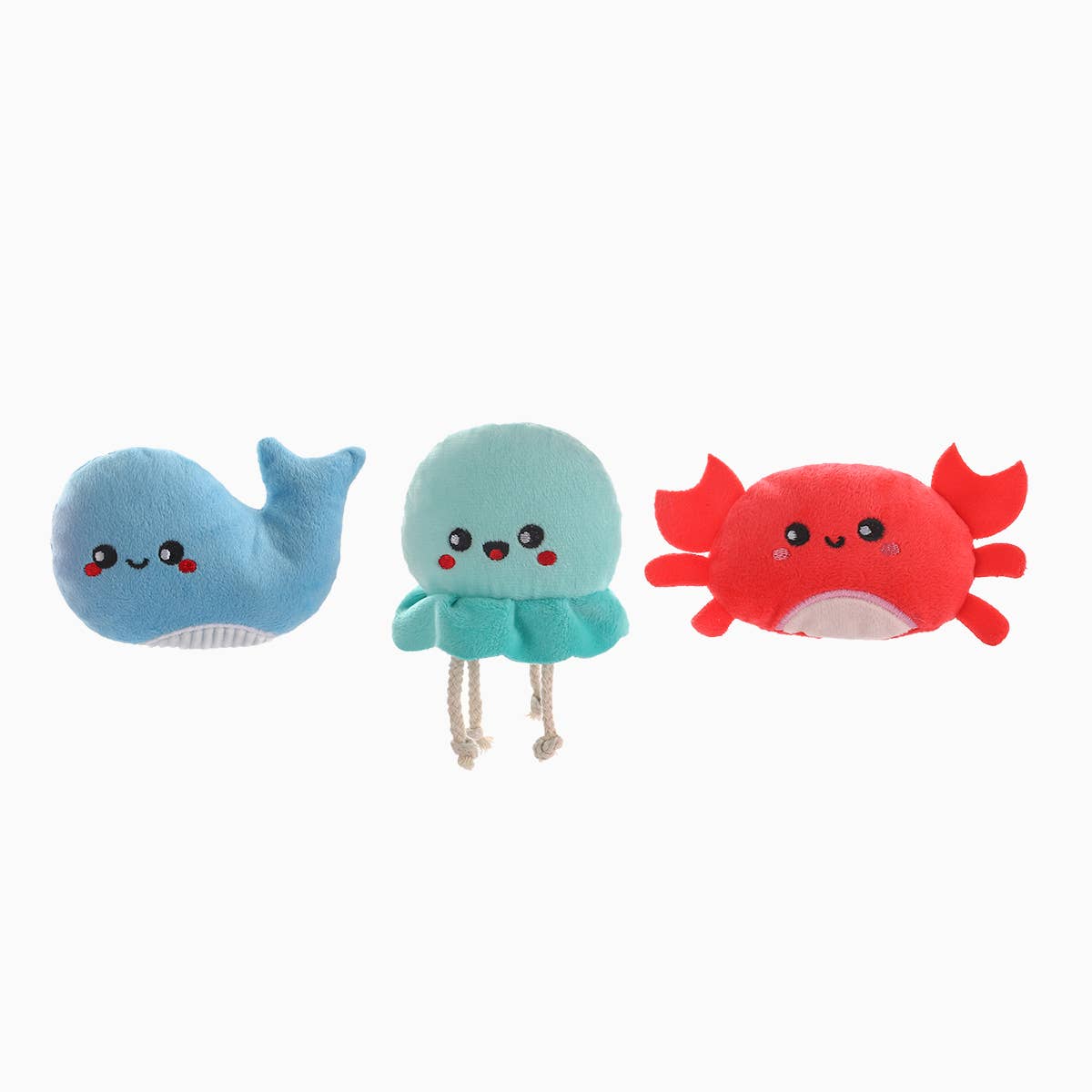 Sea Creatures 3-Piece Plush