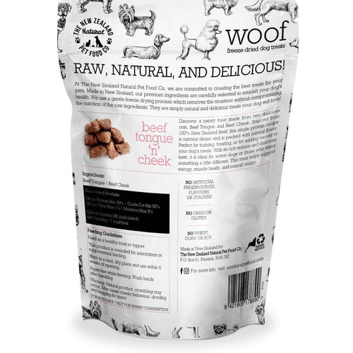 Beef Tongue 'n' Cheek Freeze Dried Treat