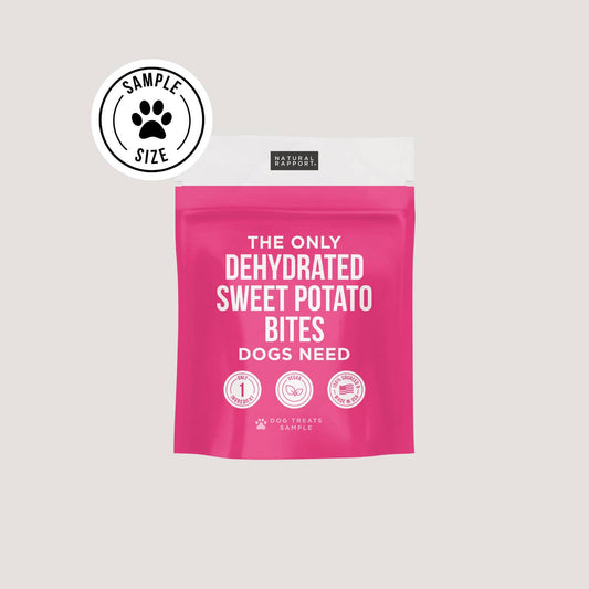 Dehydrated Sweet Potato Bites Sample (1oz)