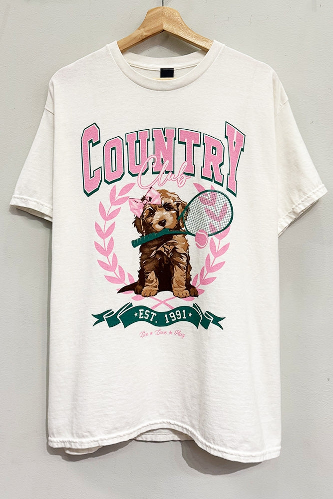 Goldendoodle Country Club Tee