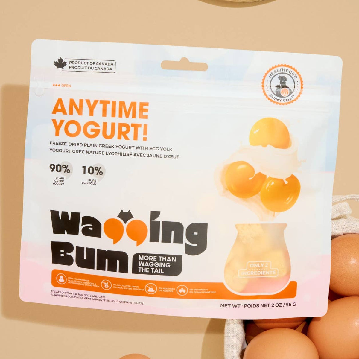 Freeze Dried Greek Yogurt with Egg Yolk