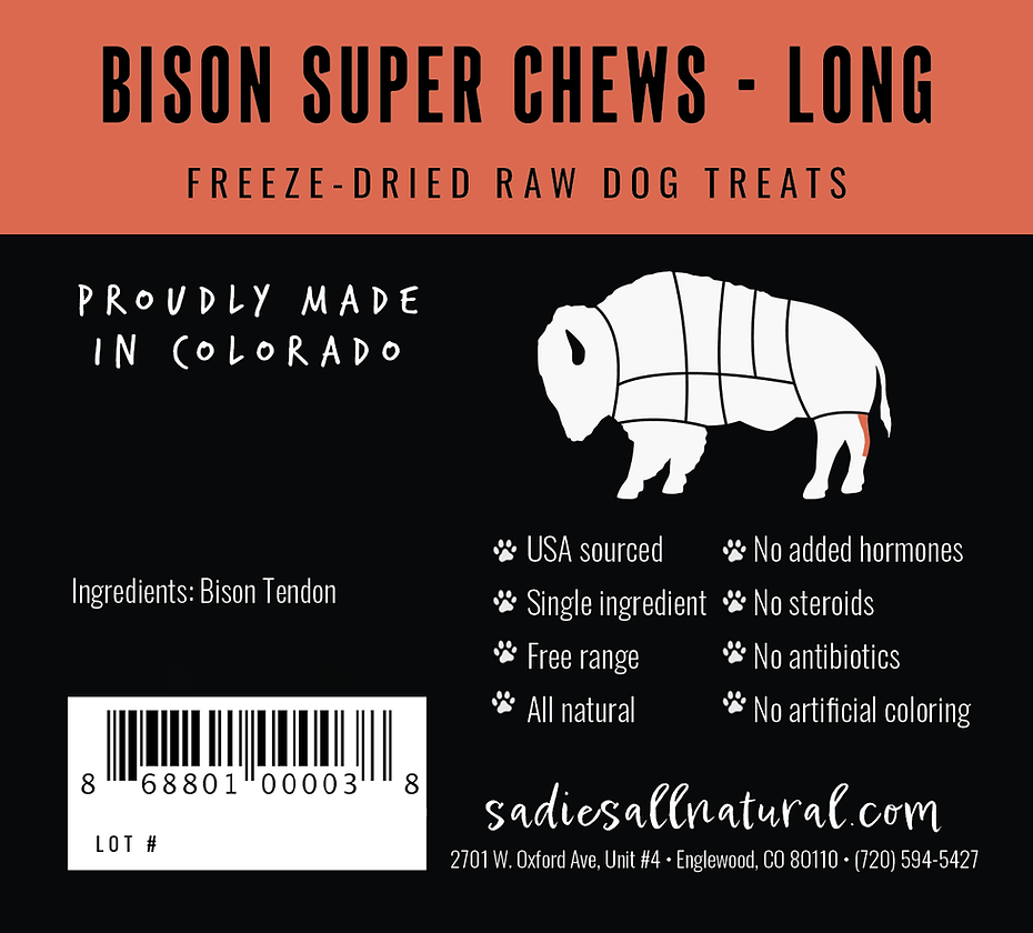 Bison Super Long Chew