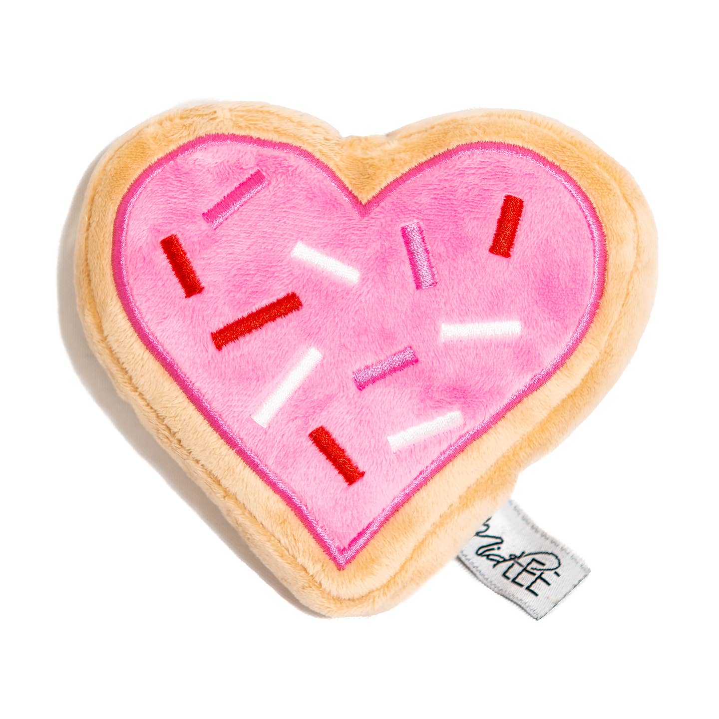 Pink Heart Sugar Cookie Plush