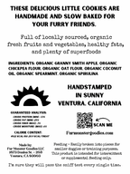 Organic Green Apple Superfood Dog Cookie