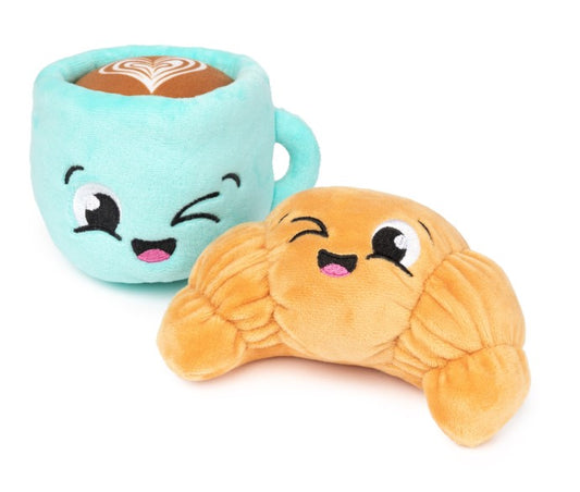 Croissant & Cappuccino Plush Set