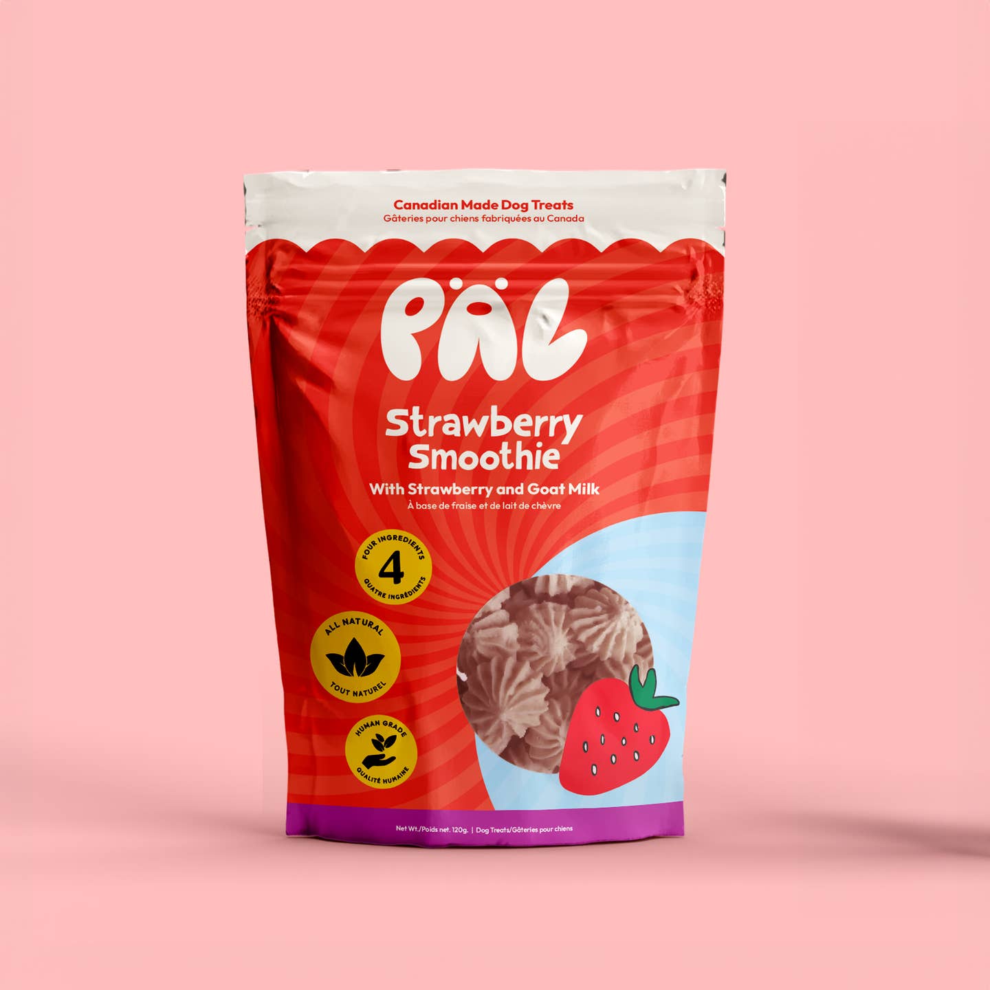 Strawberry Smoothie Treats