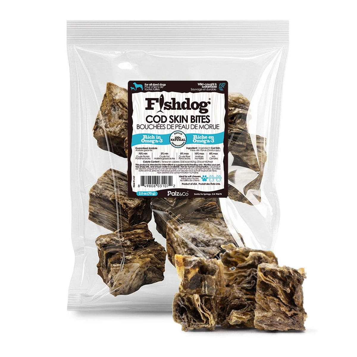 Fishdog Cod Skin Bites