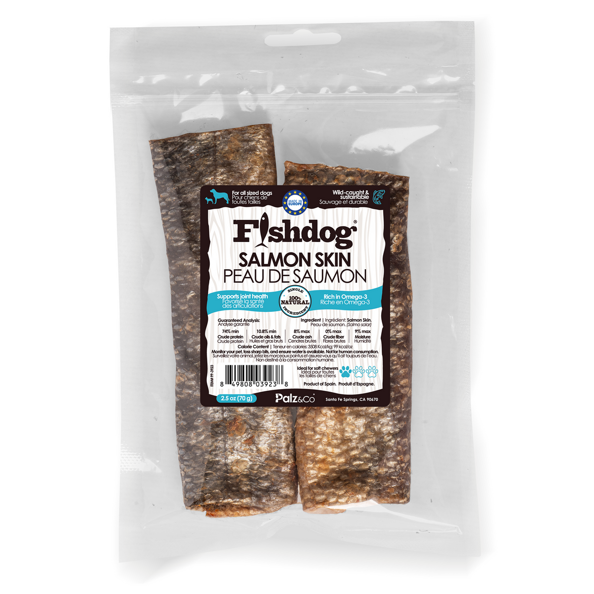 Fishdog Salmon Skins